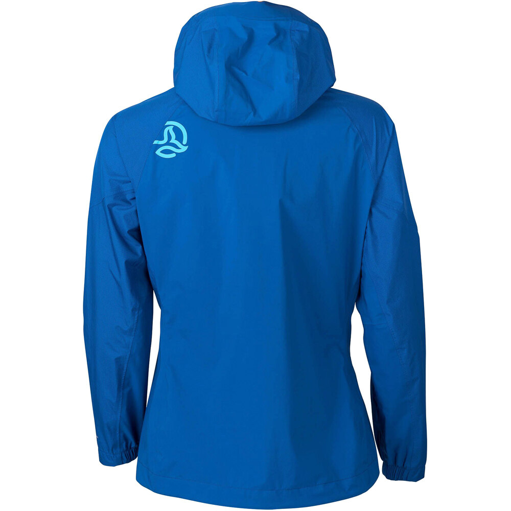 Ternua chaqueta impermeable mujer KARSA JKT W vista trasera