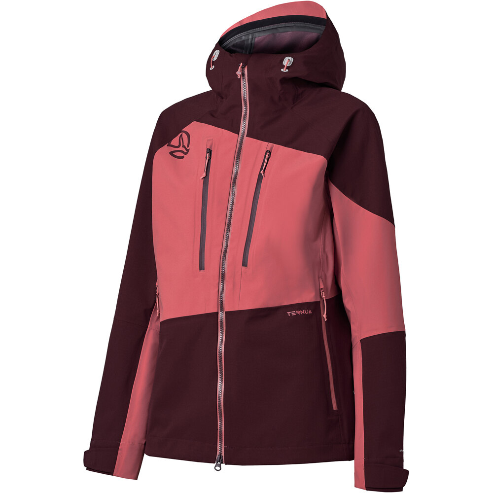 Ternua chaqueta impermeable mujer KLIMMER JKT W MO vista frontal