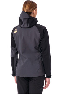 Ternua chaqueta impermeable mujer KLIMMER JKT W NE vista trasera