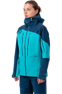 Ternua chaqueta impermeable mujer KLIMMER JKT W vista trasera