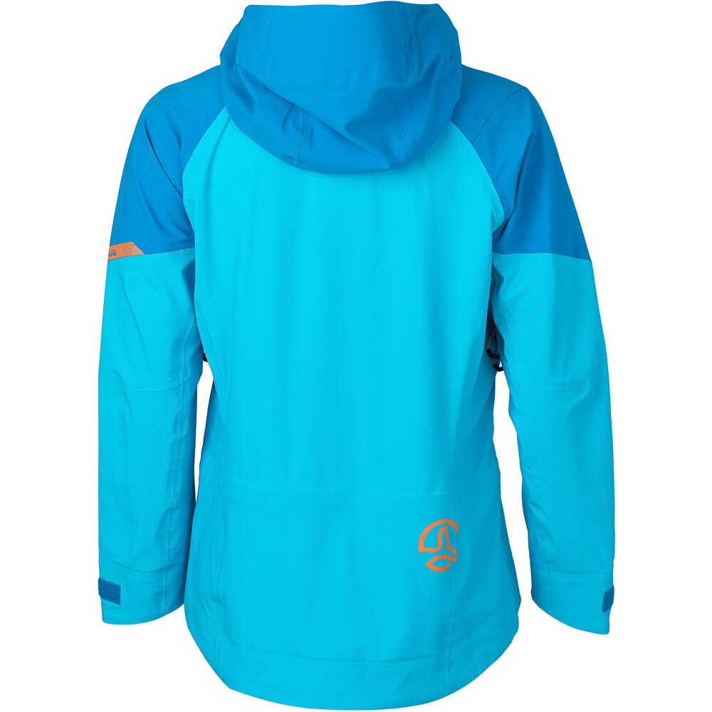 Ternua chaqueta impermeable mujer MAUNA KEA JKT W vista trasera