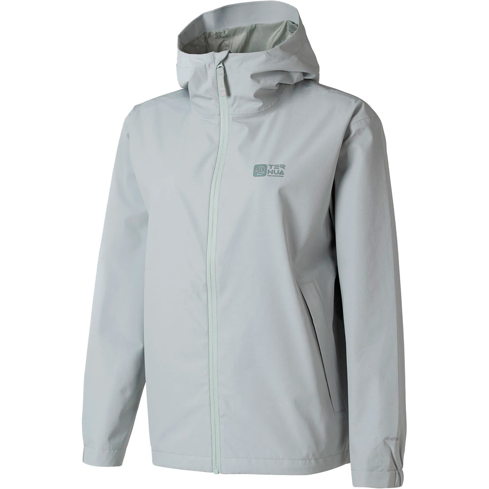 Ternua chaqueta impermeable mujer SIKU RAIN JKT W vista frontal