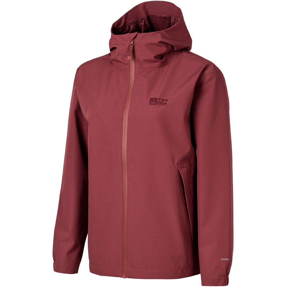 Ternua chaqueta impermeable mujer SIKU RAIN JKT W vista frontal