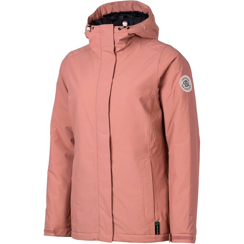 Ternua chaqueta impermeable mujer TORNGAT JKT W vista frontal