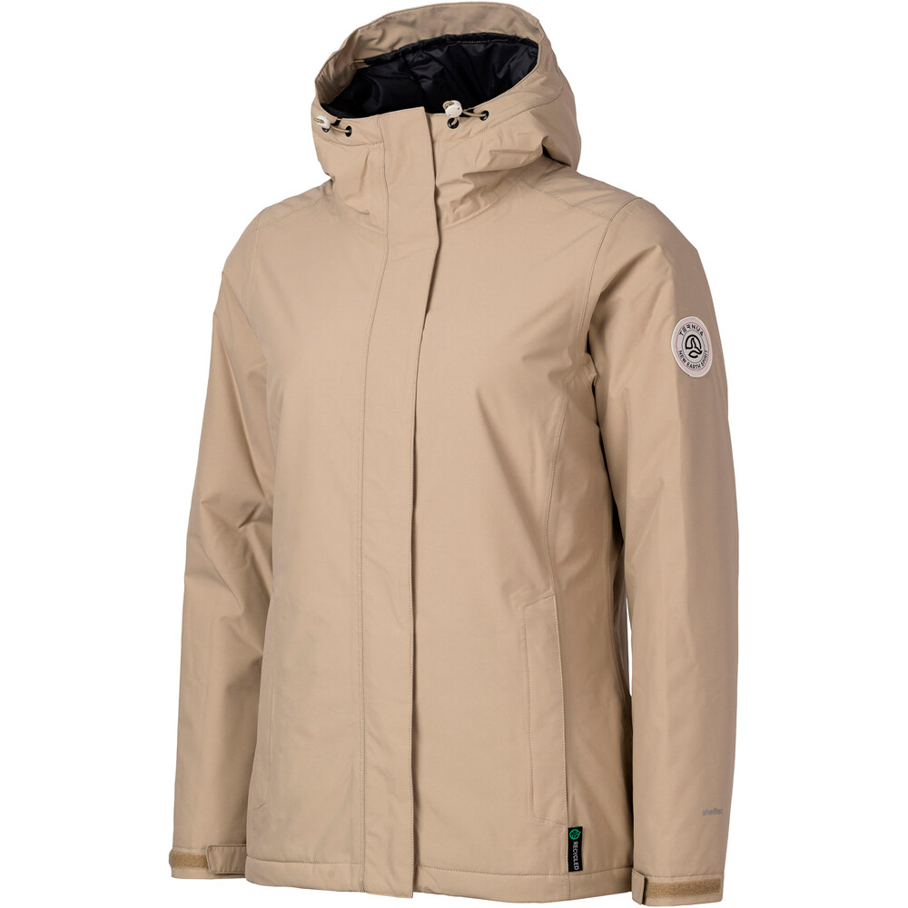 Ternua chaqueta impermeable mujer TORNGAT JKT W vista frontal
