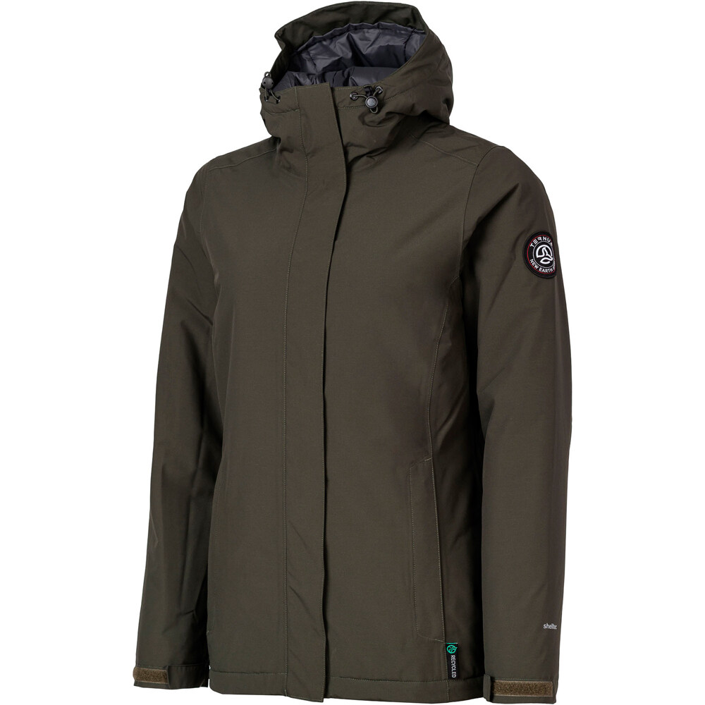 Ternua chaqueta impermeable mujer TORNGAT JKT W vista frontal