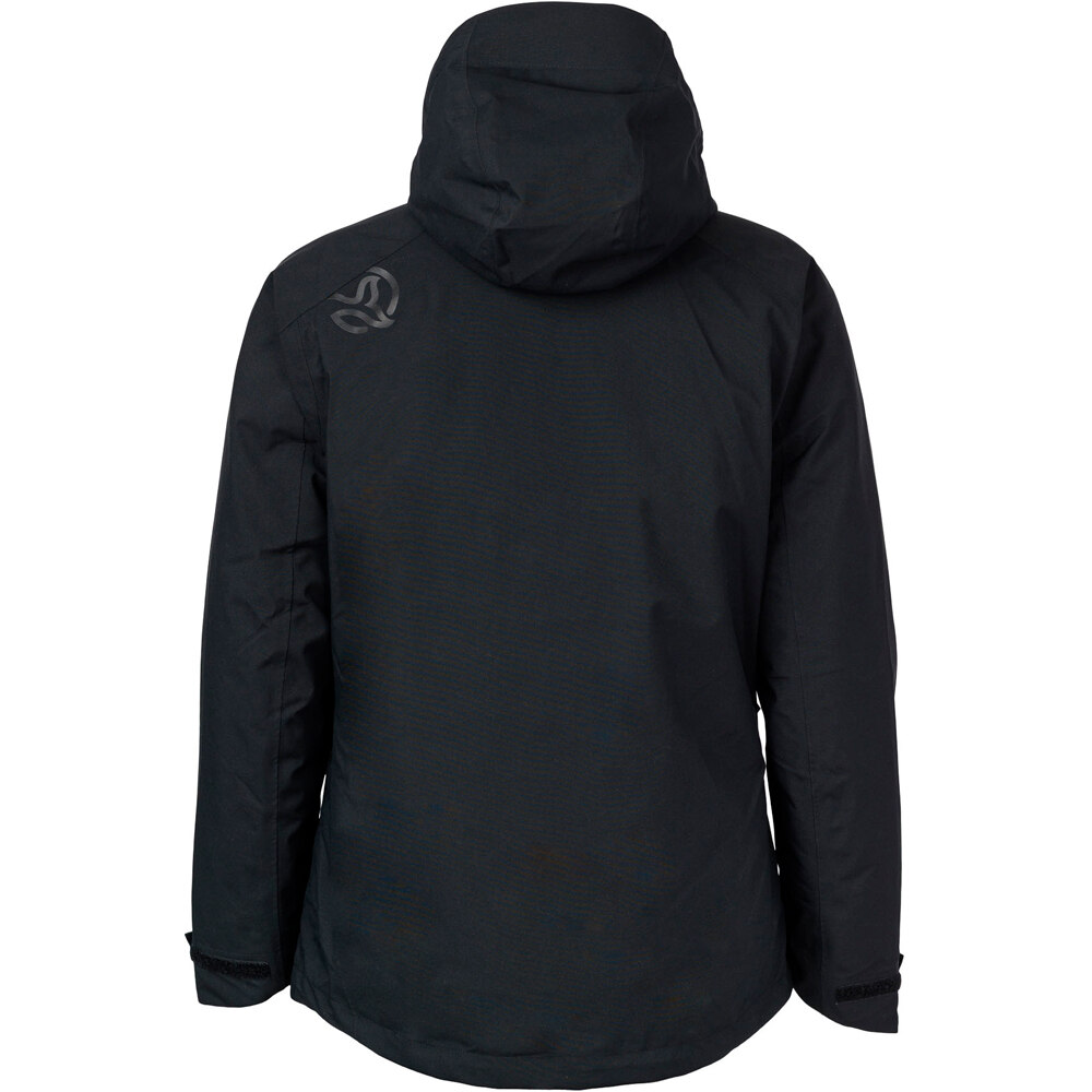 Ternua chaqueta impermeable mujer VALDUR 3 IN 1 JKT W vista trasera