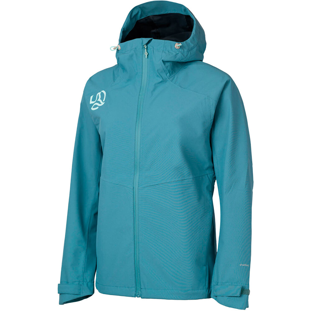 Ternua chaqueta impermeable mujer VALDUR JKT W vista frontal