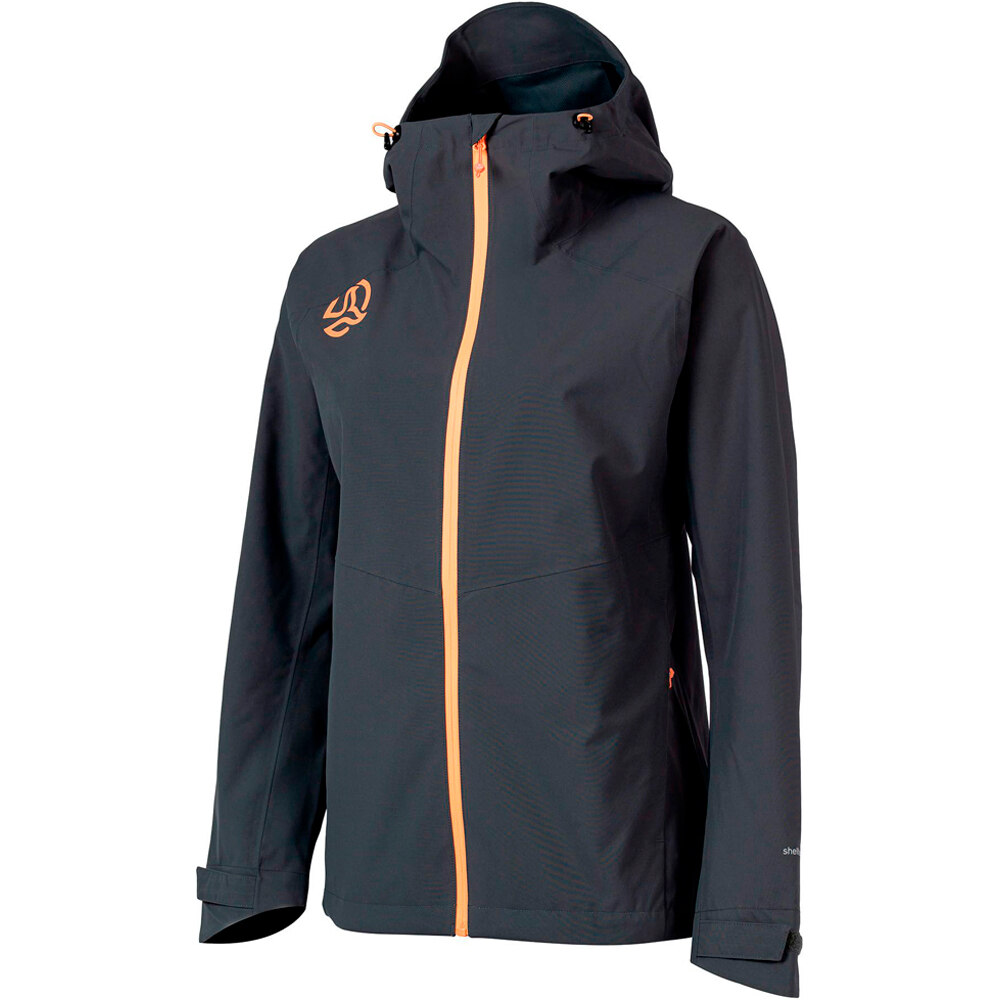 Ternua chaqueta impermeable mujer VALDUR JKT W vista frontal