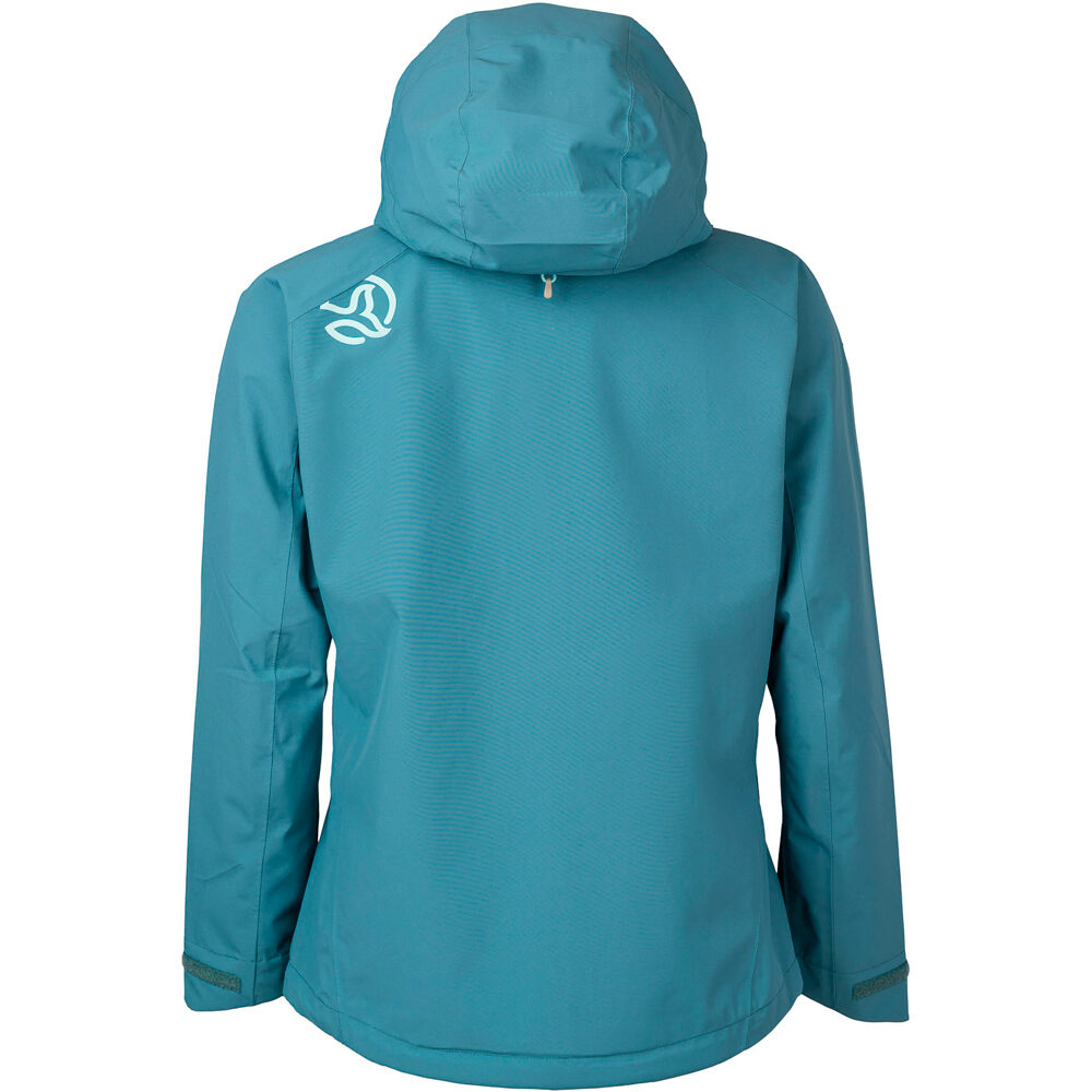 Ternua chaqueta impermeable mujer VALDUR JKT W vista trasera