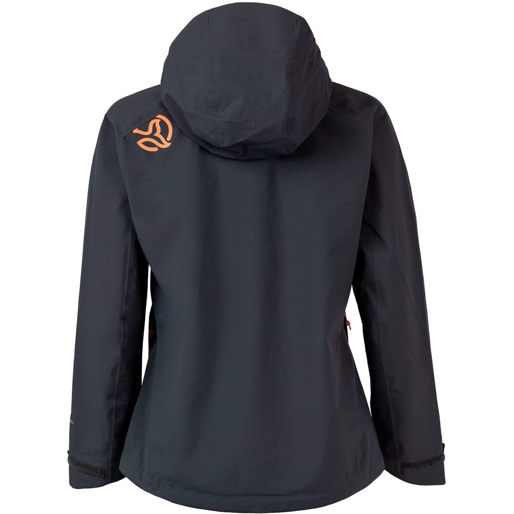 Ternua chaqueta impermeable mujer VALDUR JKT W vista trasera