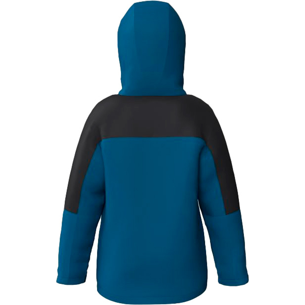Ternua chaqueta impermeable niño MENDI JKT K vista detalle
