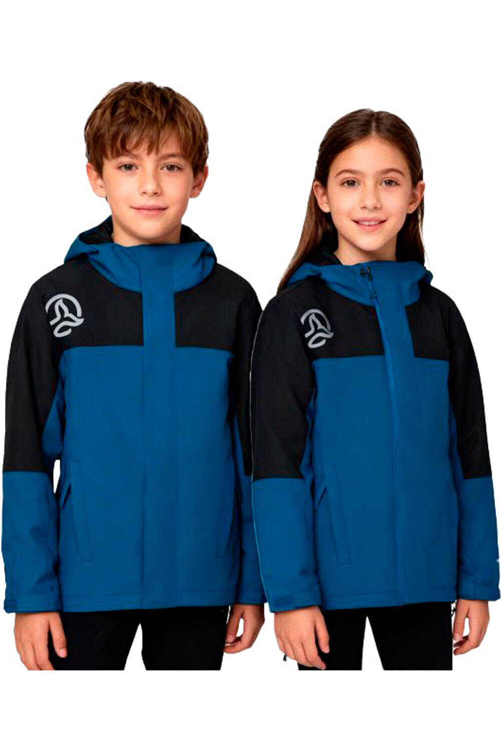 Ternua chaqueta impermeable niño MENDI JKT K vista frontal