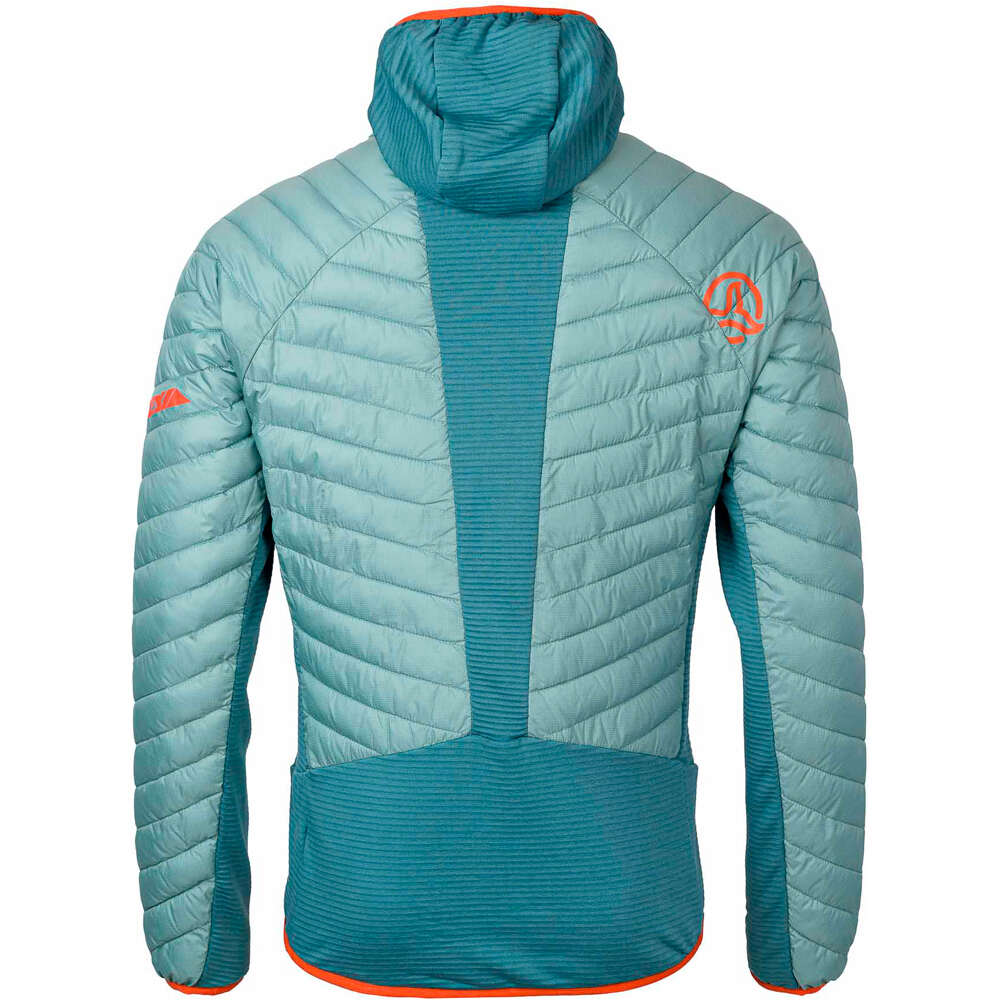 Ternua chaqueta outdoor hombre SPIKE HYBRID JKT M vista trasera
