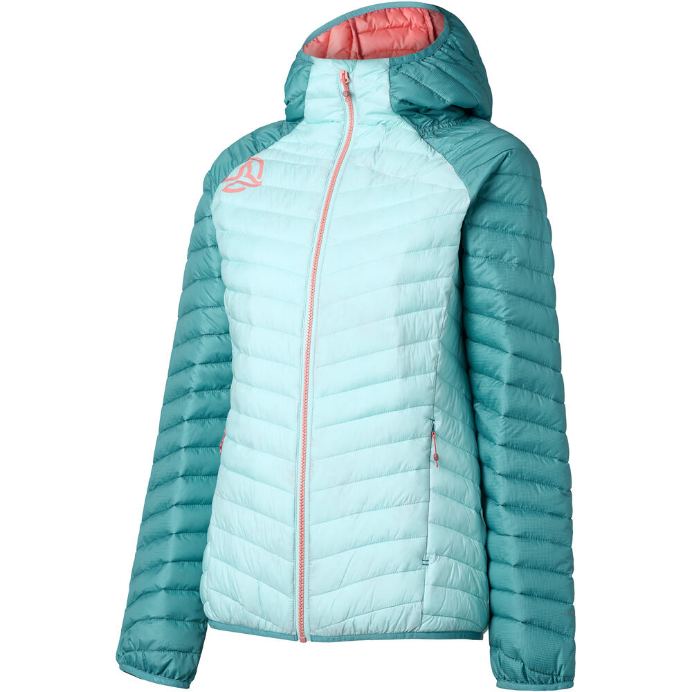 Ternua chaqueta outdoor mujer BIONIK HOOD JKT W vista frontal