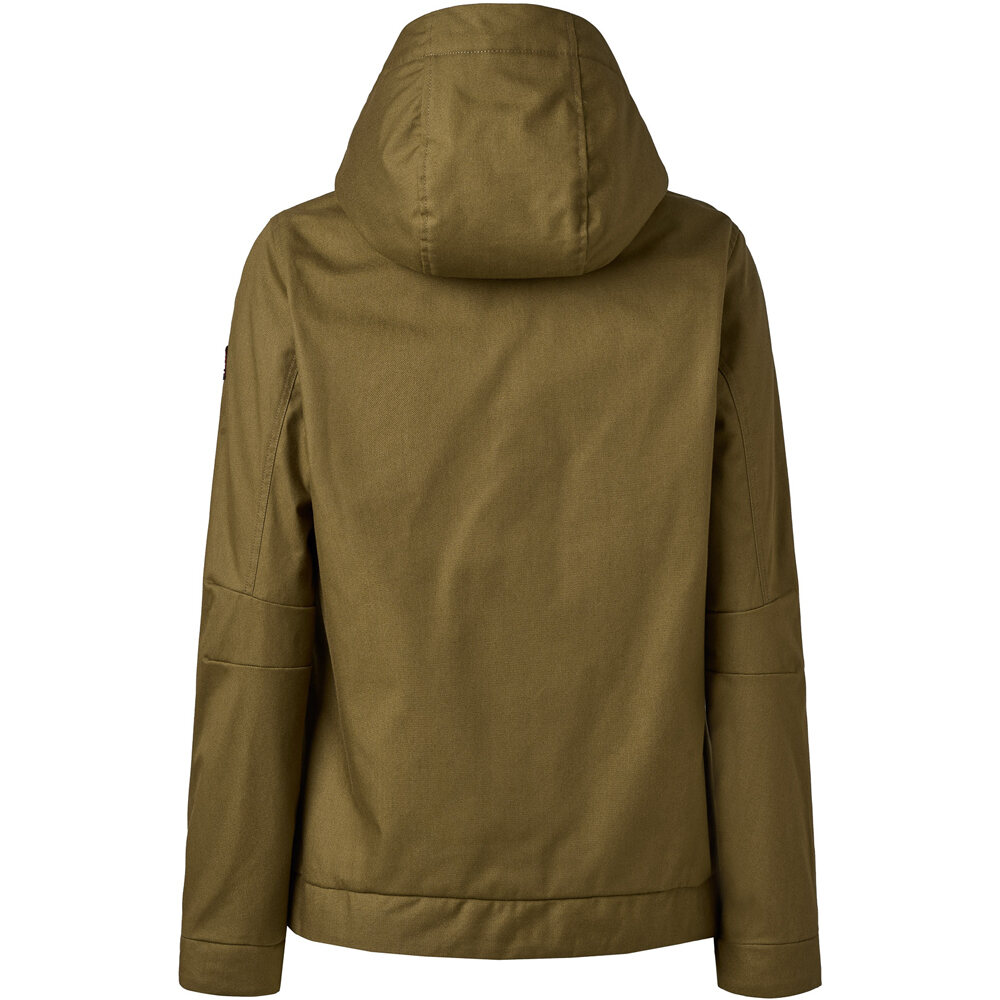 Ternua chaqueta outdoor mujer LATXA WOOL JKT W vista trasera