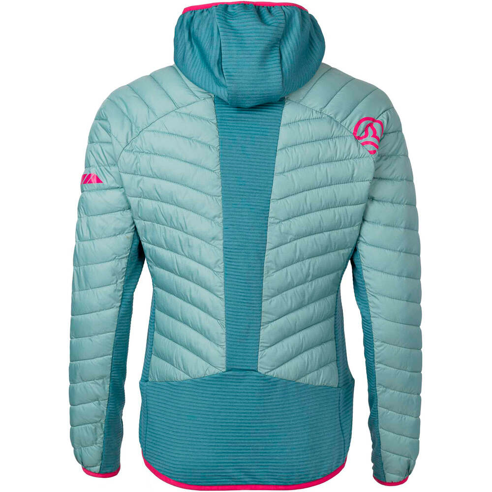 Ternua chaqueta outdoor mujer SPIKE HYBRID JKT W vista trasera