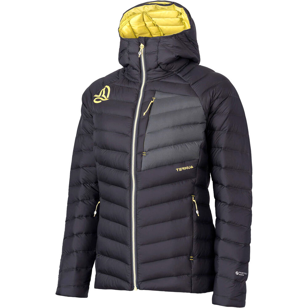 Ternua chaqueta outdoor mujer VILMAN 2.0 HOOD DOWN JKT W vista frontal