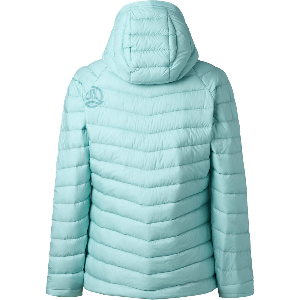 Ternua chaqueta outdoor mujer VILMAN 2.0 HOOD DOWN JKT W vista trasera