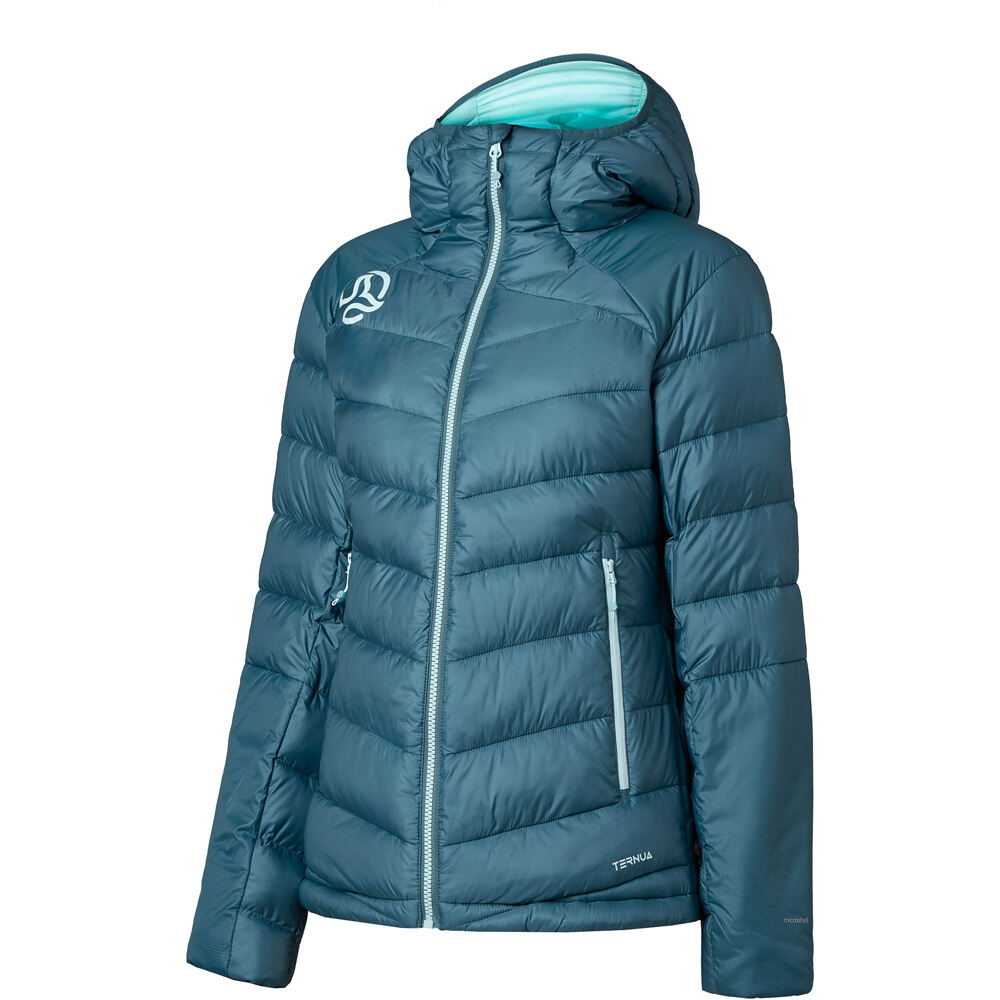 Ternua chaqueta outdoor mujer YAKSIM 2.0 HOOD JKT W vista frontal