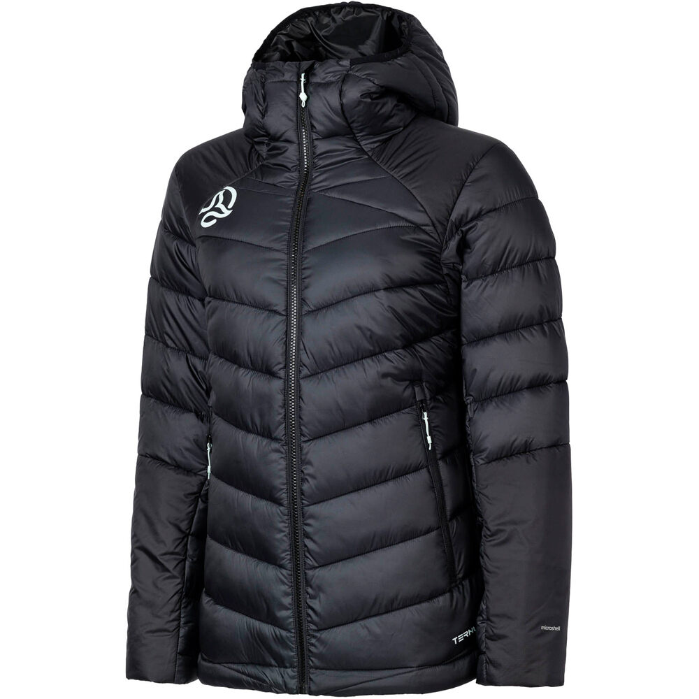 Ternua chaqueta outdoor mujer YAKSIM 2.0 HOOD JKT W vista frontal
