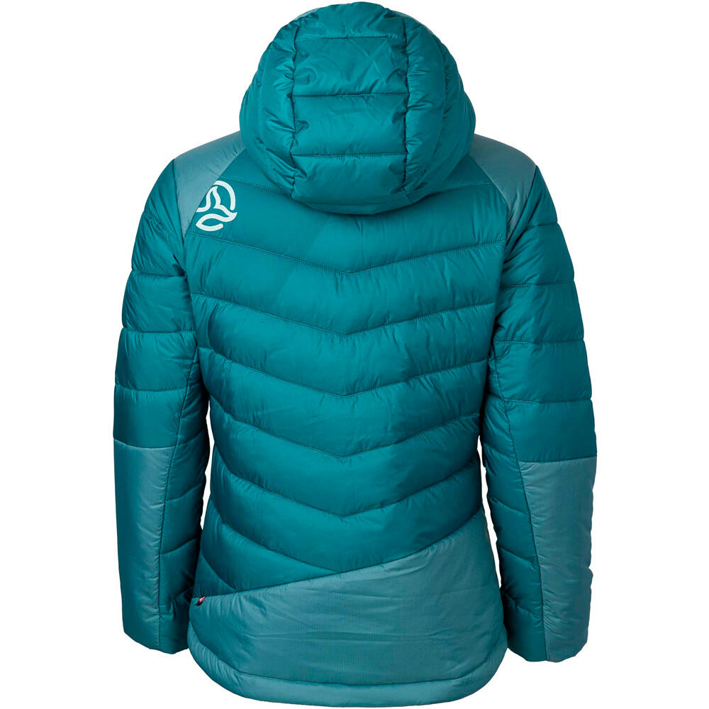 Ternua chaqueta outdoor mujer YAKSIM 2.0 HOOD JKT W vista trasera