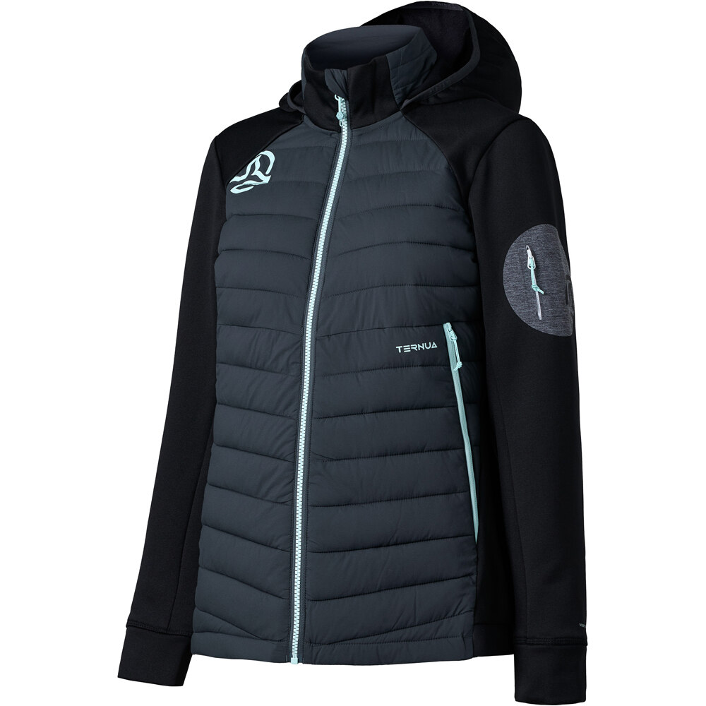 Ternua chaqueta outdoor mujer YUKKON 2.0 HYBRID JKT W vista frontal