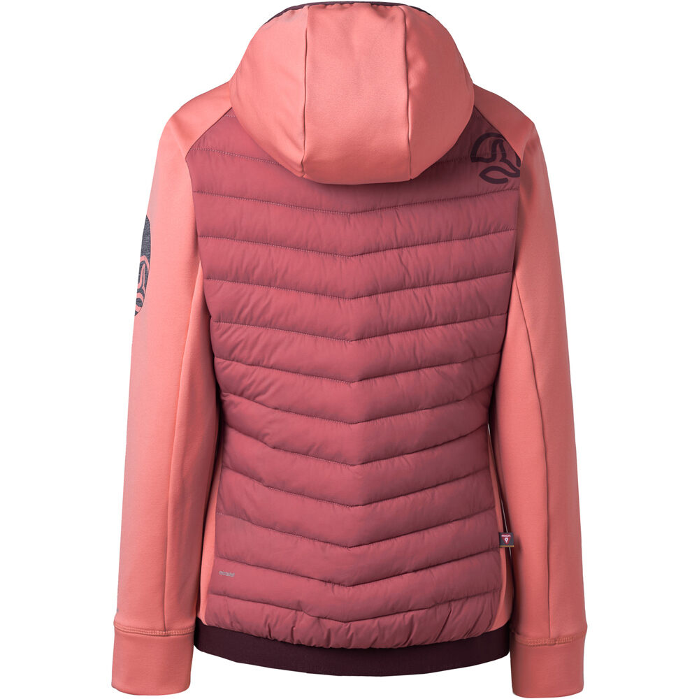 Ternua chaqueta outdoor mujer YUKKON 2.0 HYBRID JKT W vista trasera