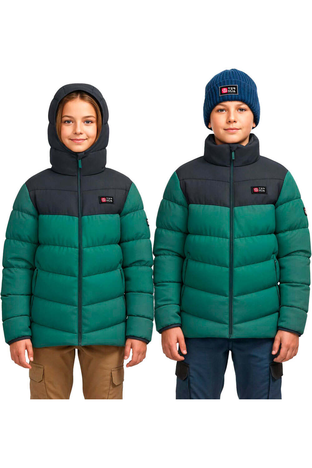 Ternua chaqueta outdoor niño BASO JKT K vista frontal