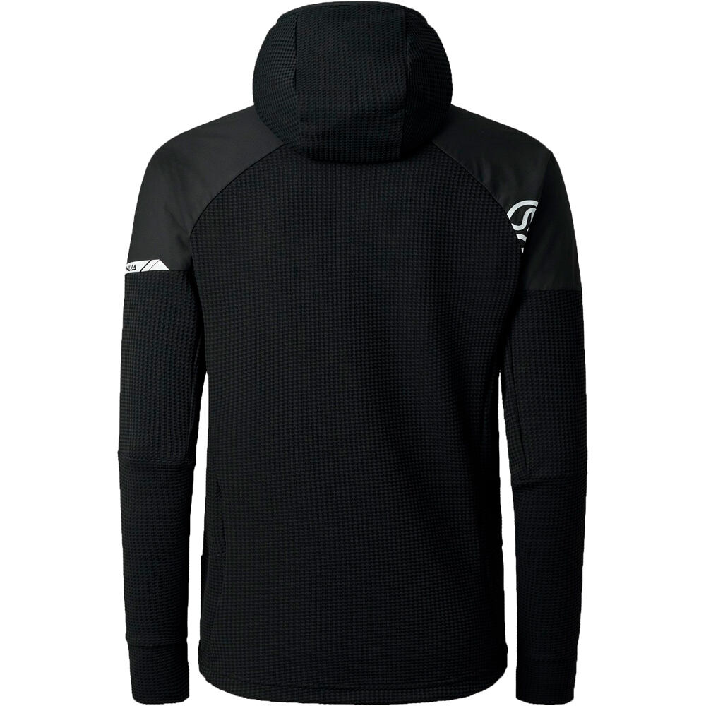 Ternua chaqueta softshell hombre AGILE HYBRID JACKET M vista trasera