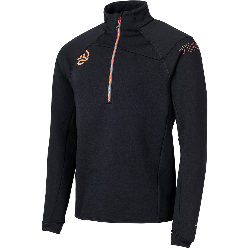 Ternua chaqueta softshell hombre KHAMAL 1/2 ZIP M vista frontal