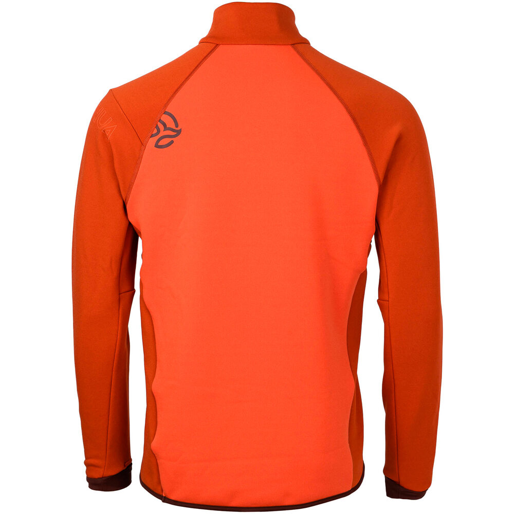 Ternua chaqueta softshell hombre KHAMAL 1/2 ZIP M vista trasera