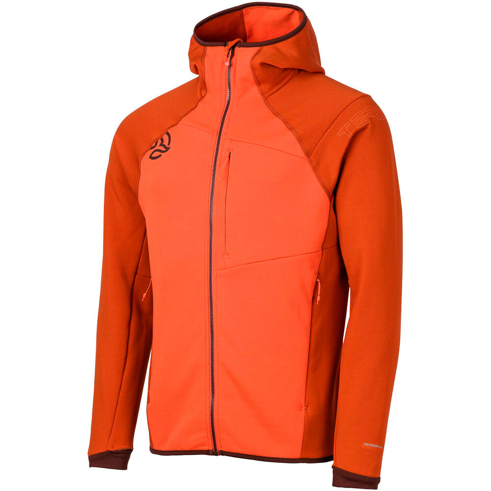 Ternua chaqueta softshell hombre KHAMAL HOOD JKT M vista frontal