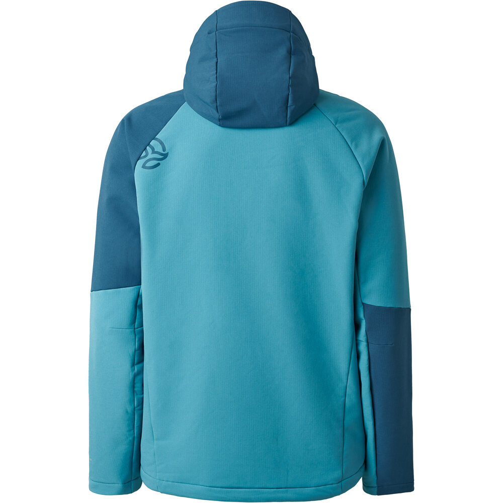 Ternua chaqueta softshell hombre LOKKTA HARD HOOD JKT M vista trasera