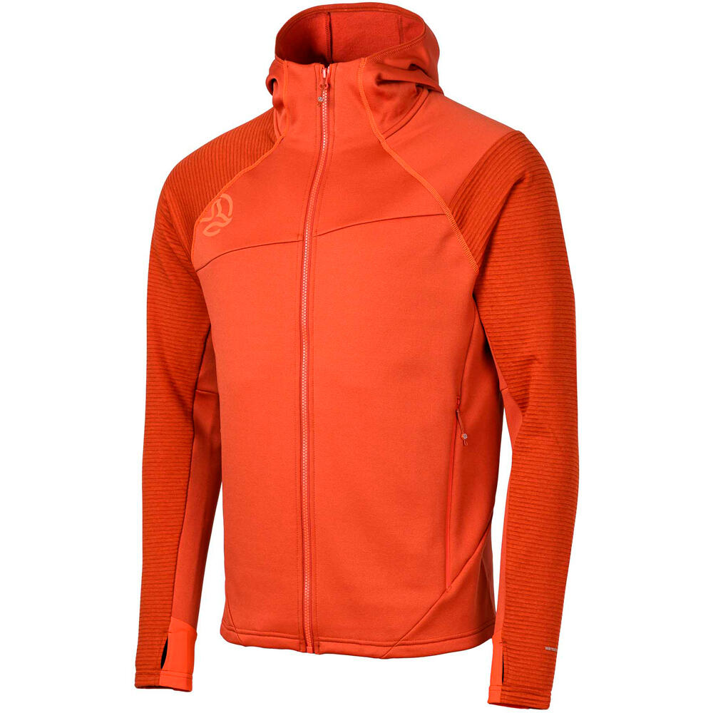 Ternua chaqueta softshell hombre LOKSEN HOOD JKT M vista frontal