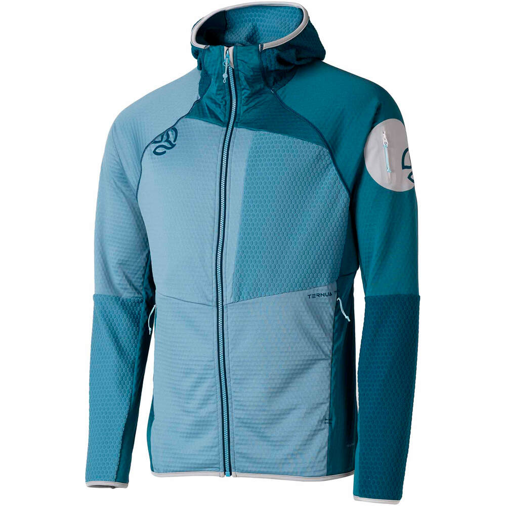 Ternua chaqueta softshell hombre RAGGER HOOD JKT M vista frontal