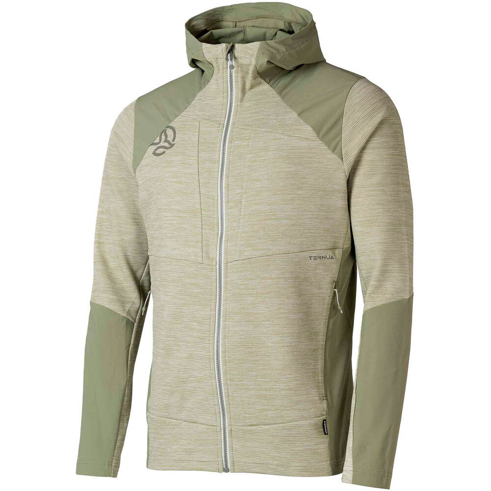 Ternua chaqueta softshell hombre TILEK HOOD JKT M vista frontal