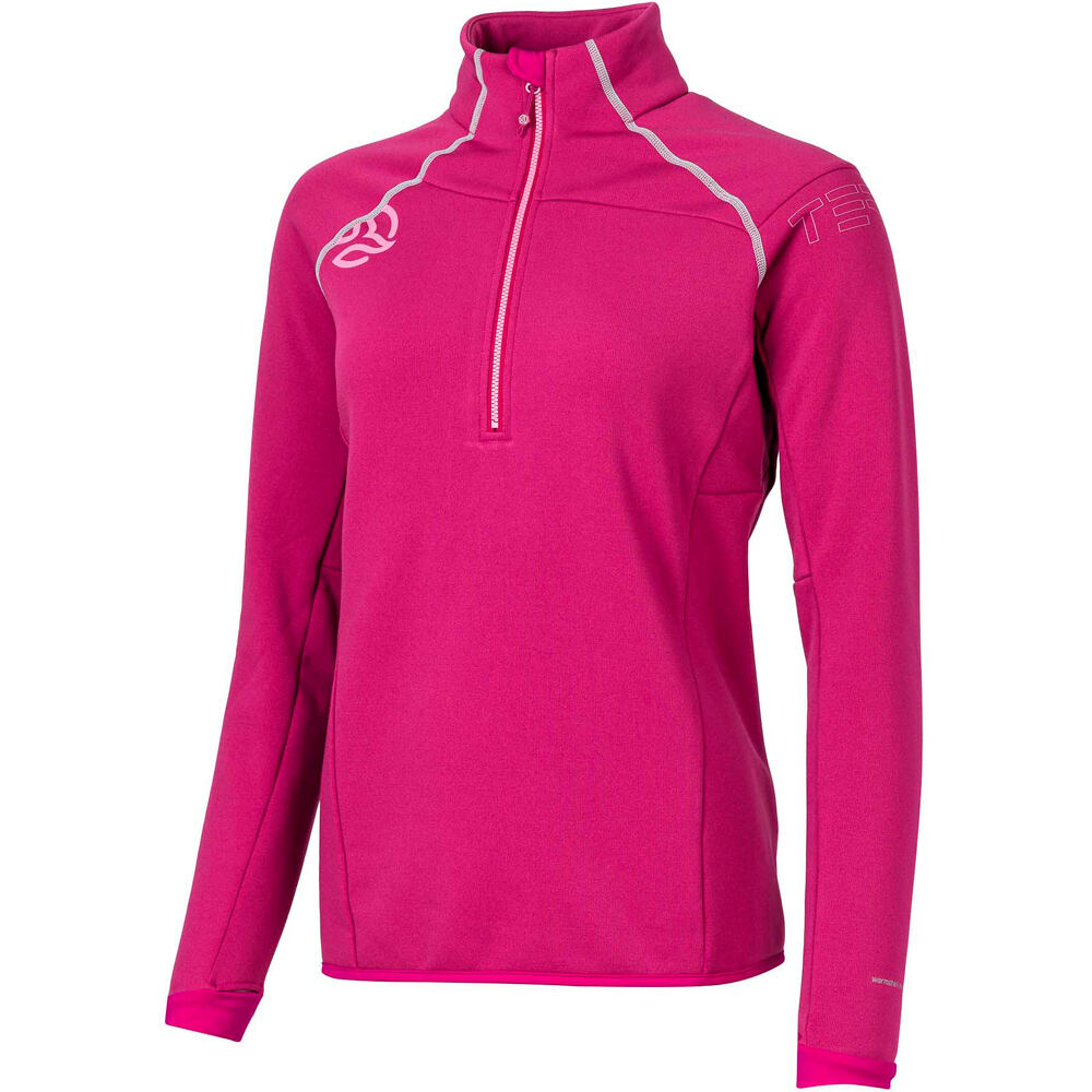 Ternua chaqueta softshell mujer KHAMAL 1/2 ZIP W vista frontal
