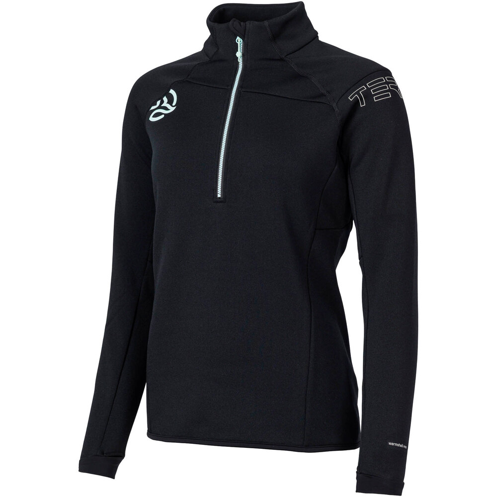 Ternua chaqueta softshell mujer KHAMAL 1/2 ZIP W vista frontal
