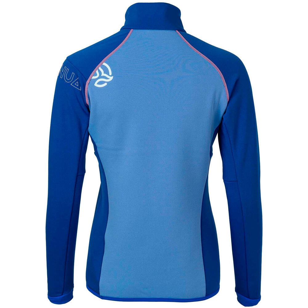 Ternua chaqueta softshell mujer KHAMAL 1/2 ZIP W vista trasera