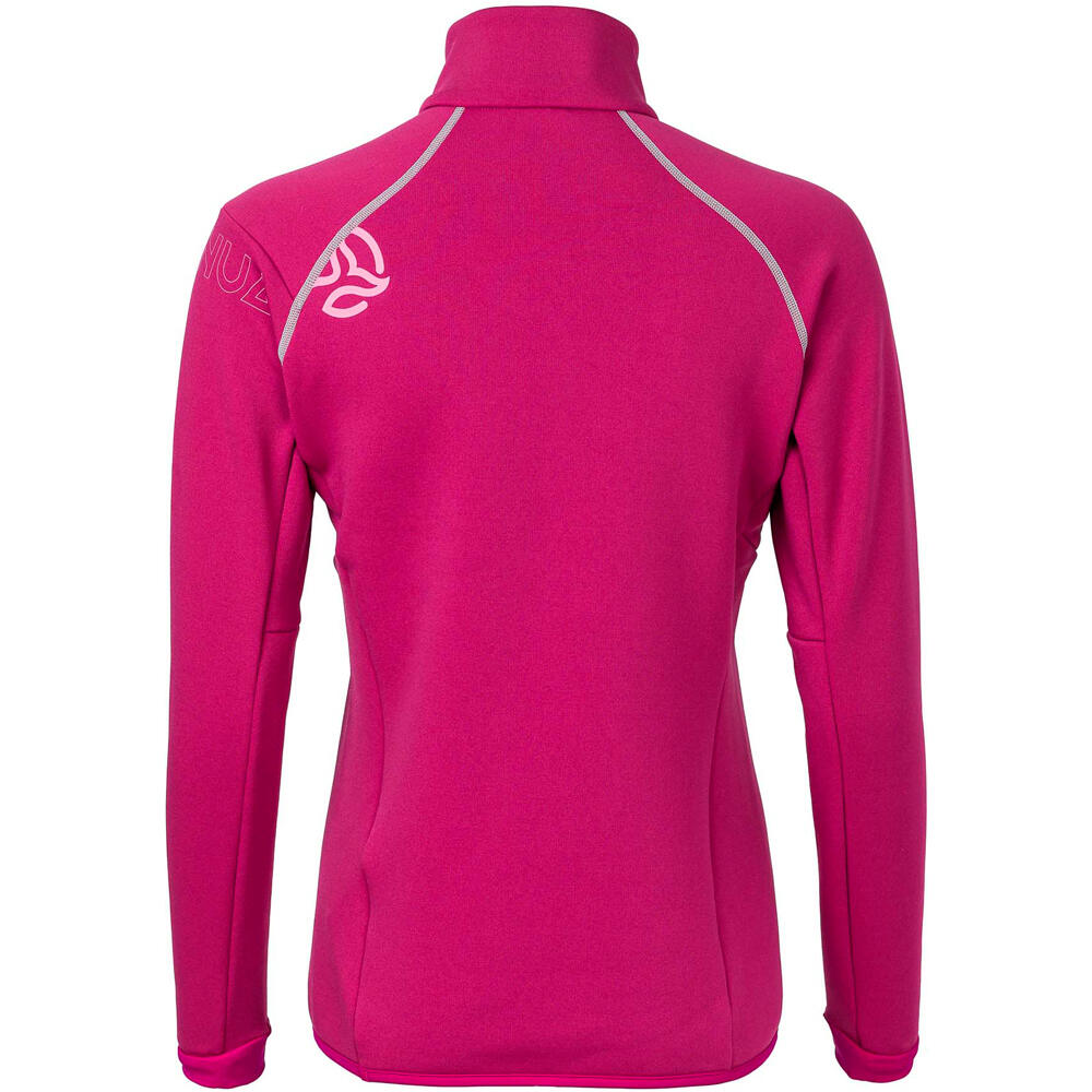 Ternua chaqueta softshell mujer KHAMAL 1/2 ZIP W vista trasera