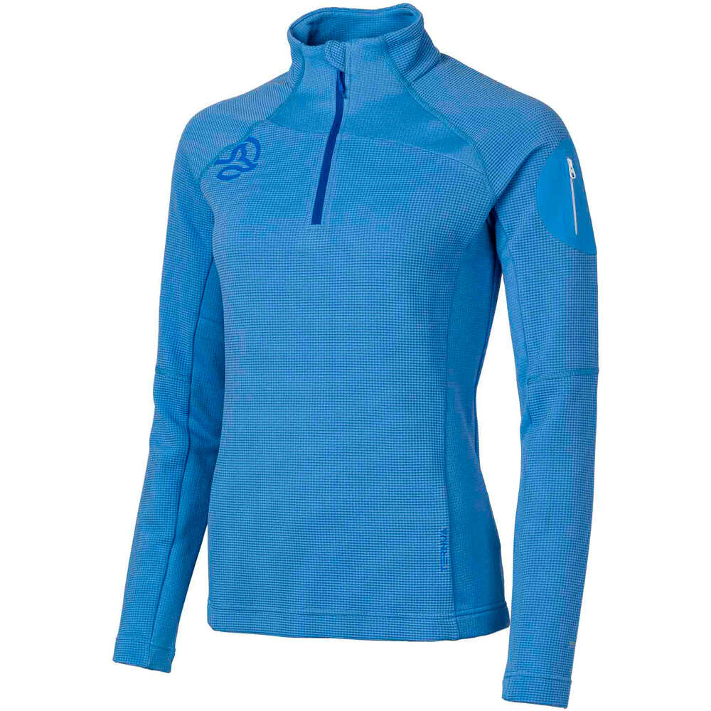 Ternua chaqueta softshell mujer LEMIKA 1/2 ZIP W vista frontal