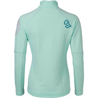 Ternua chaqueta softshell mujer LEMIKA 1/2 ZIP W vista trasera
