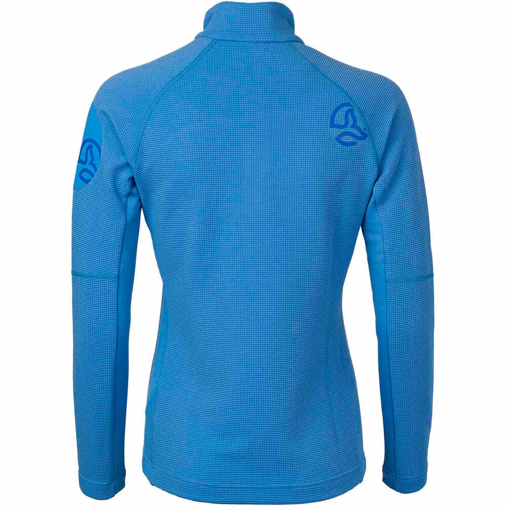 Ternua chaqueta softshell mujer LEMIKA 1/2 ZIP W vista trasera