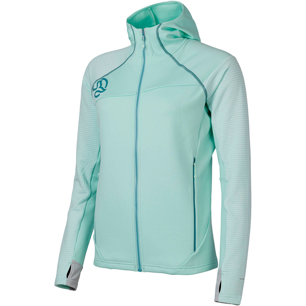 Ternua chaqueta softshell mujer LOKSEN HOOD JKT W vista frontal