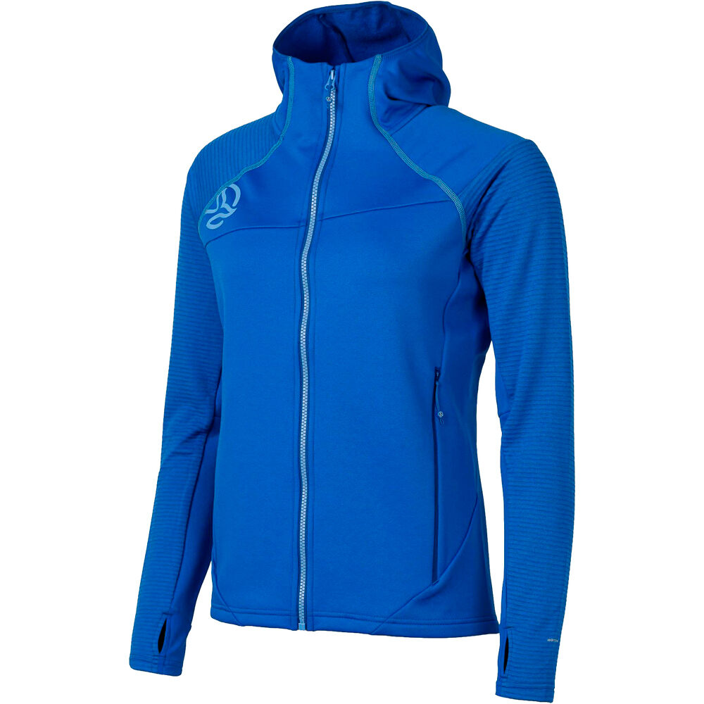 Ternua chaqueta softshell mujer LOKSEN HOOD JKT W vista frontal