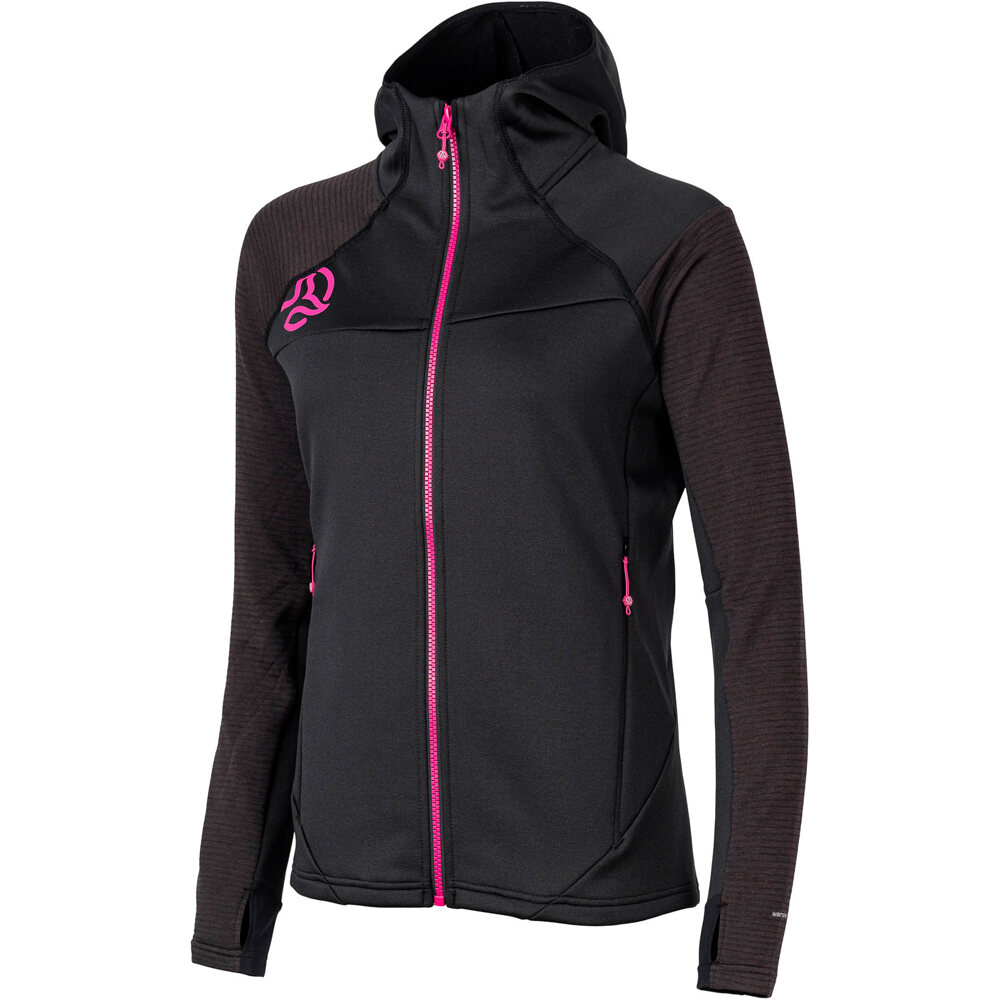 Ternua chaqueta softshell mujer LOKSEN HOOD JKT W vista frontal