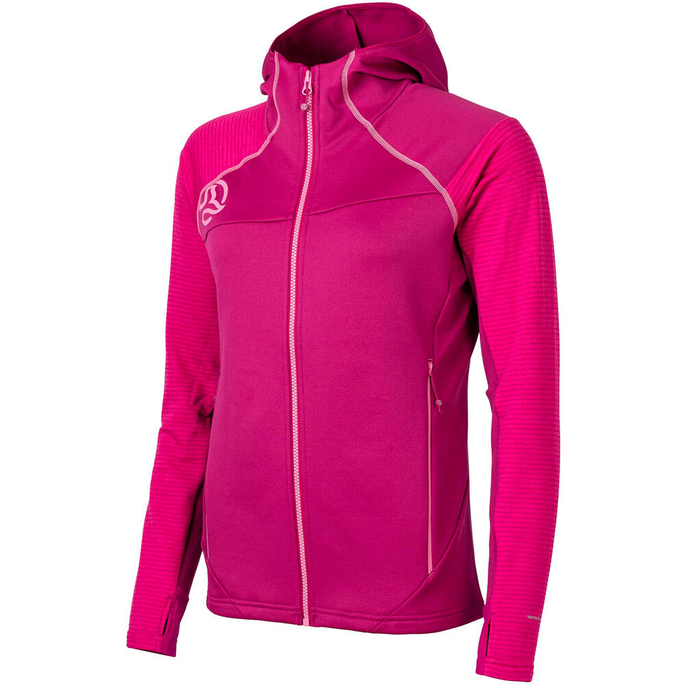 Ternua chaqueta softshell mujer LOKSEN HOOD JKT W vista frontal