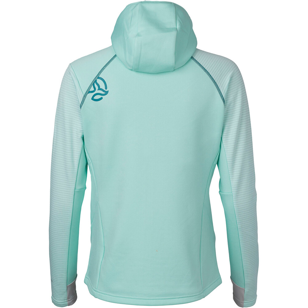 Ternua chaqueta softshell mujer LOKSEN HOOD JKT W vista trasera
