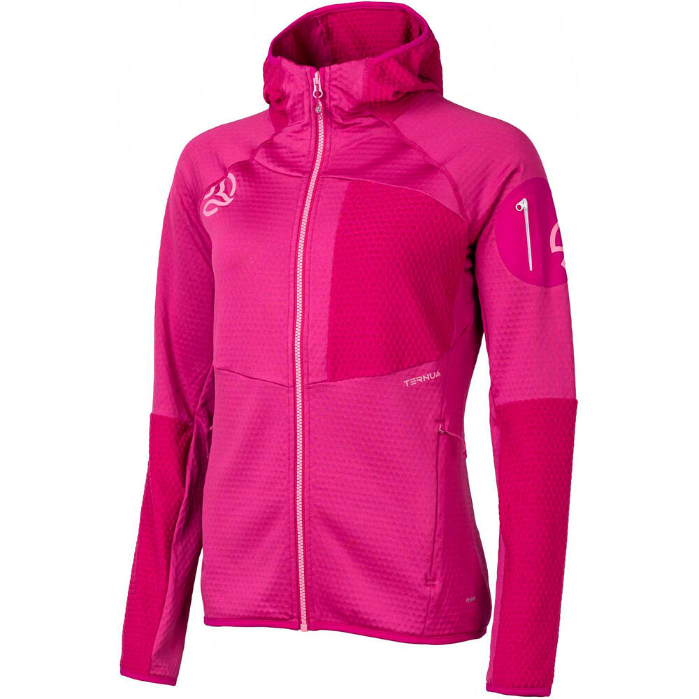 Ternua chaqueta softshell mujer RAGGER HOOD JKT W vista frontal